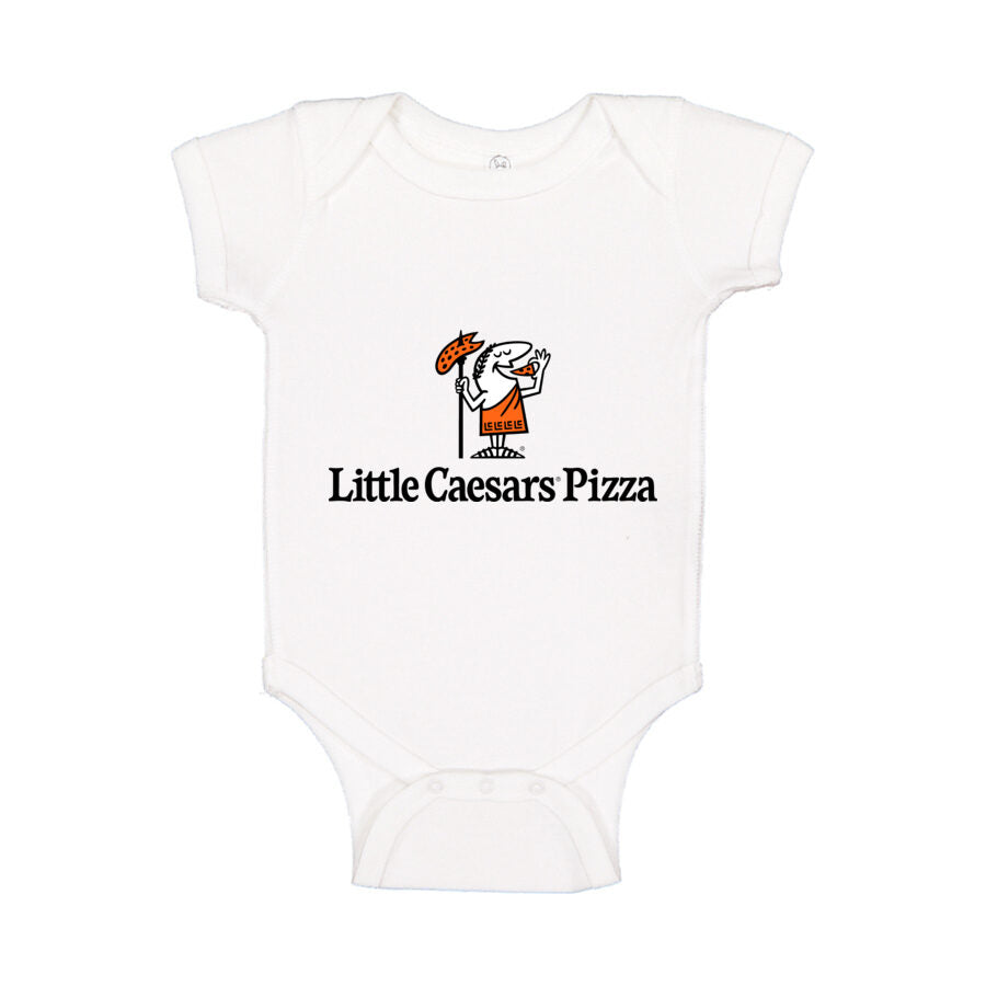 Little Caesars Baby Romper Onesie - White