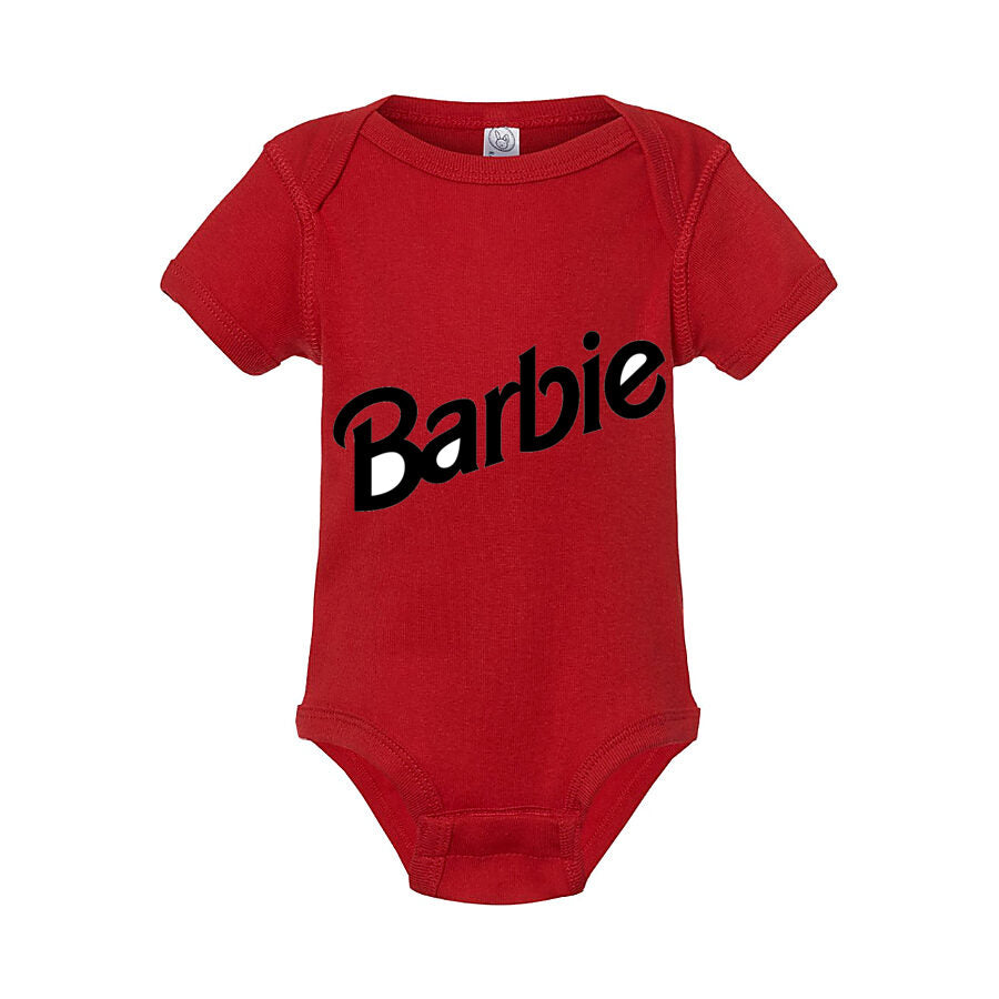 Barbie Baby Romper Onesie - Red