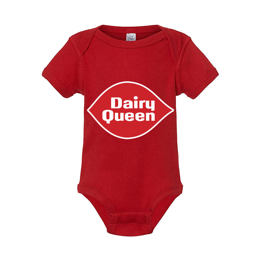 Dairy Queen Baby Romper Onesie - Red