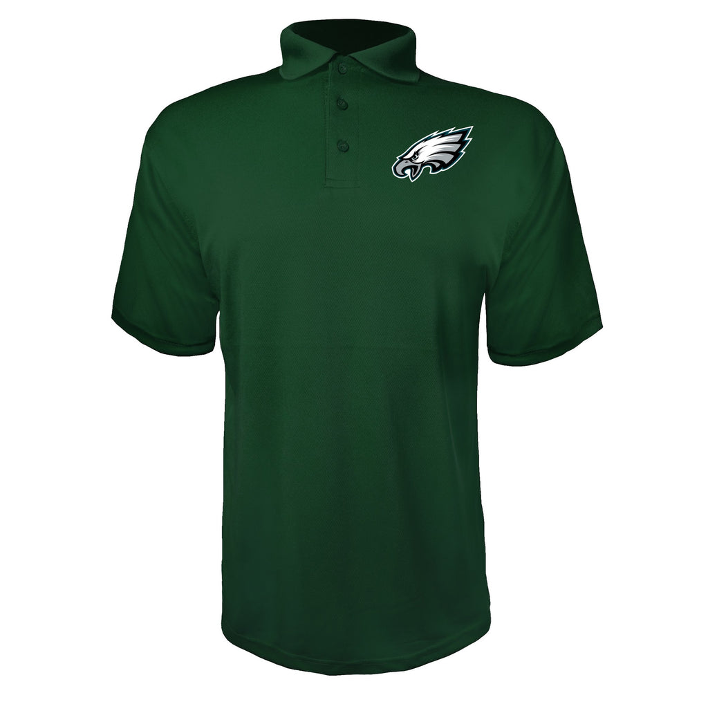 Philadelphia Eagles Green polyester polo