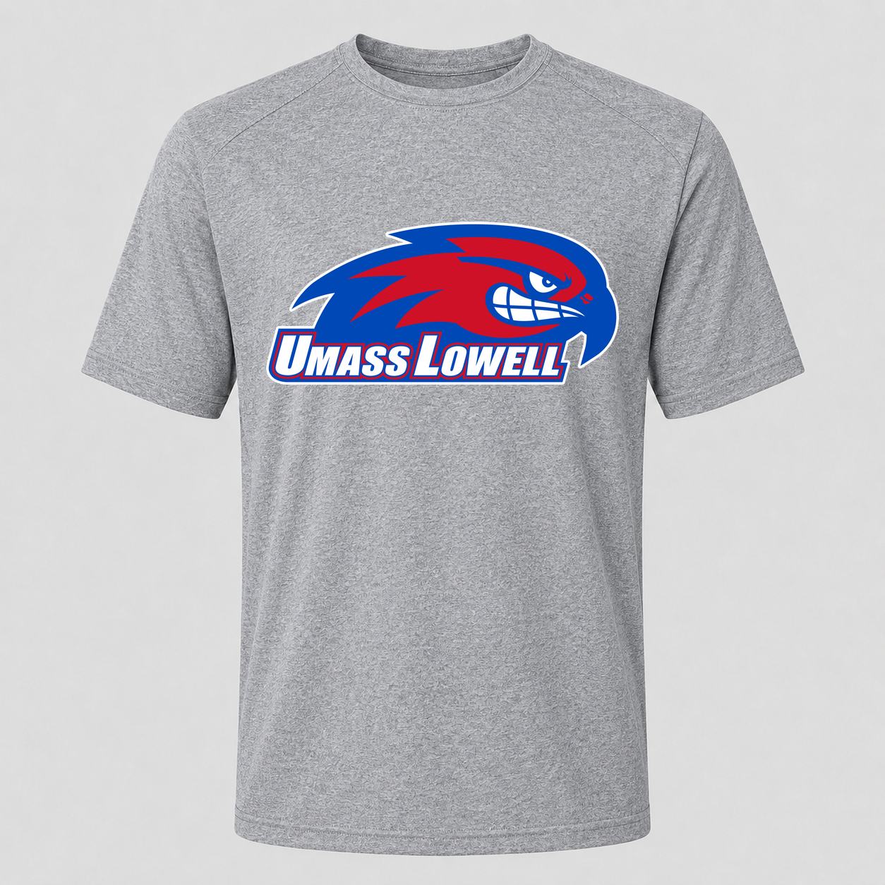 Men's Umass Lowell River Hawks Performance T-Shirt - Gray