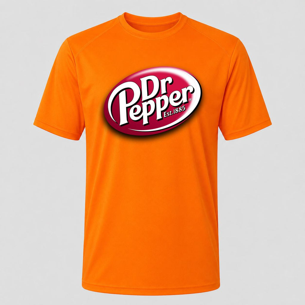 Men's Dr Pepper Performance T-Shirt - Orange