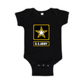 U.S. Army Baby Romper Onesie - Black