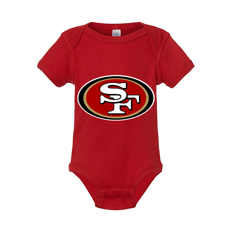 San Francisco 49ers Baby Romper Onesie - Red