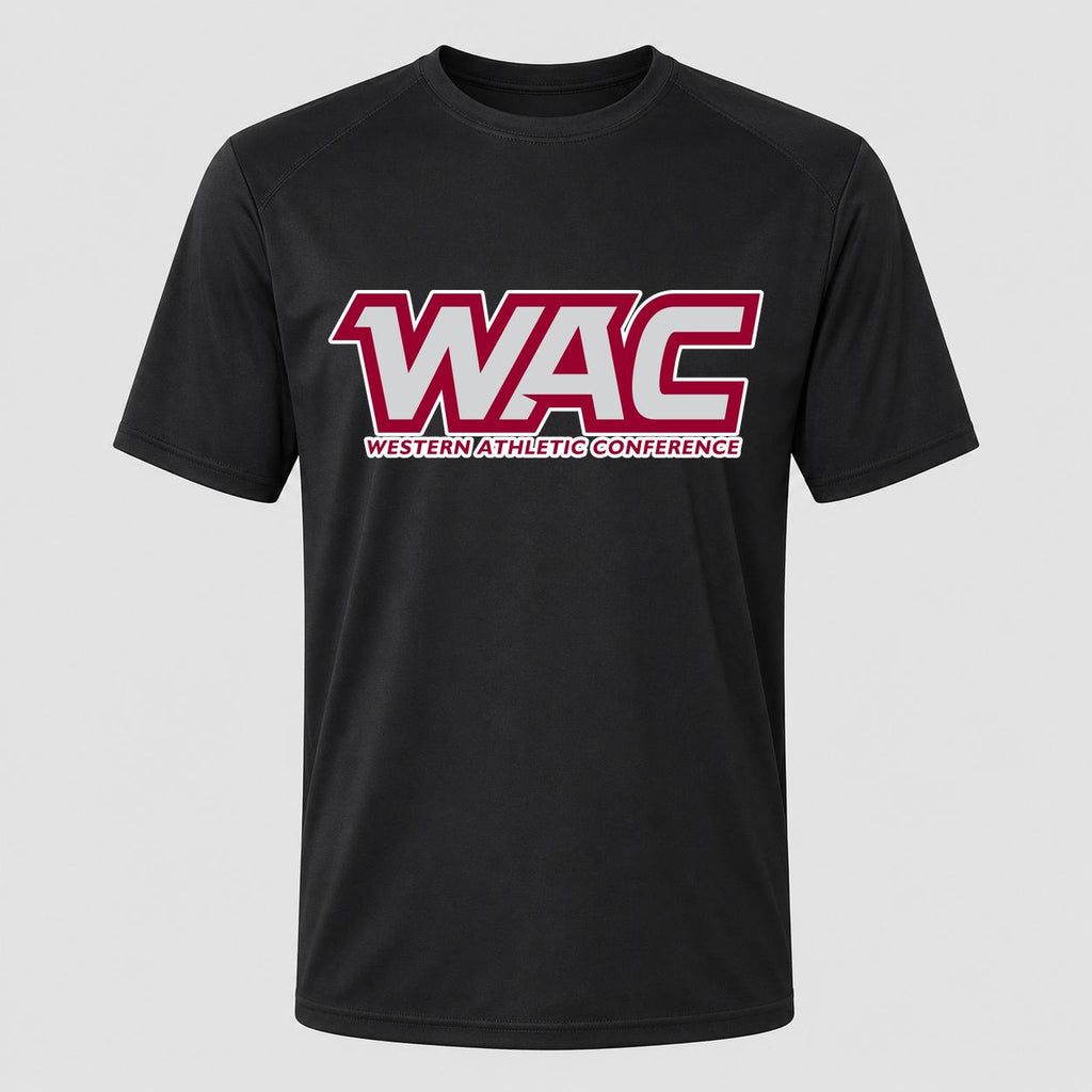 Men's Western Athletic Conference Design 2 Performance T-Shirt - Black