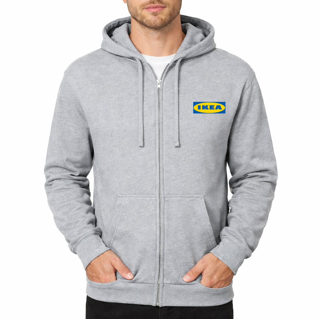 IKEA Zipper Hoodie - Grey