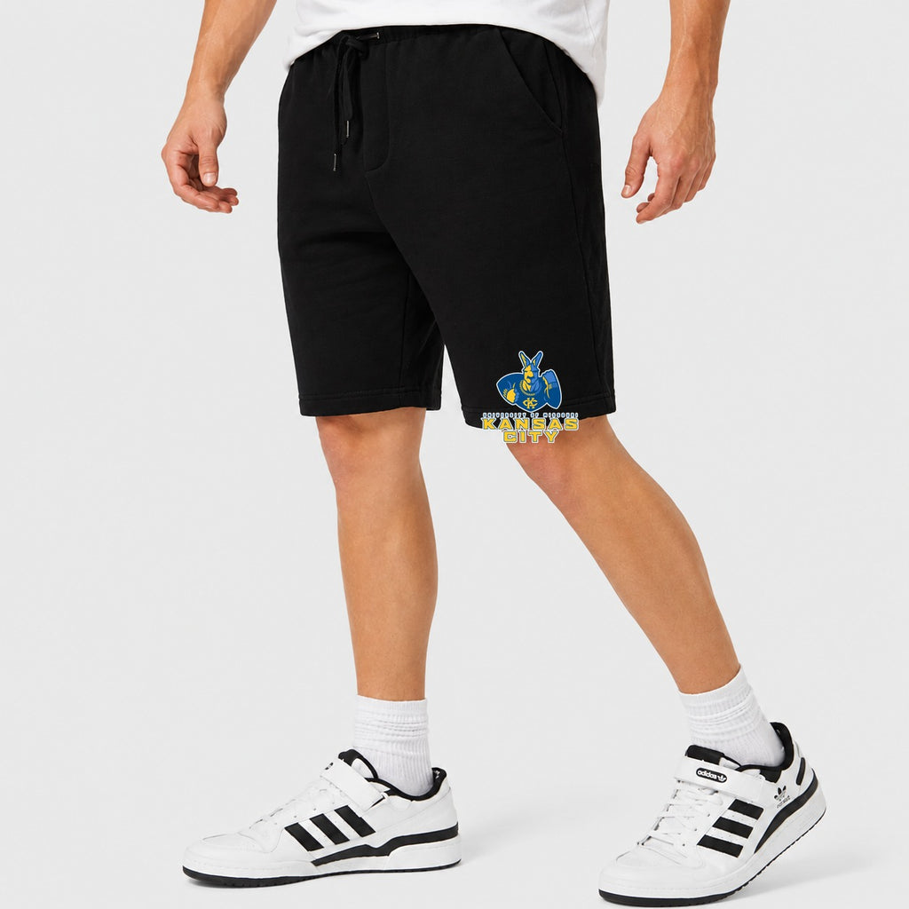 Men's UMKC Kangaroos Logo Cotton Shorts - Black