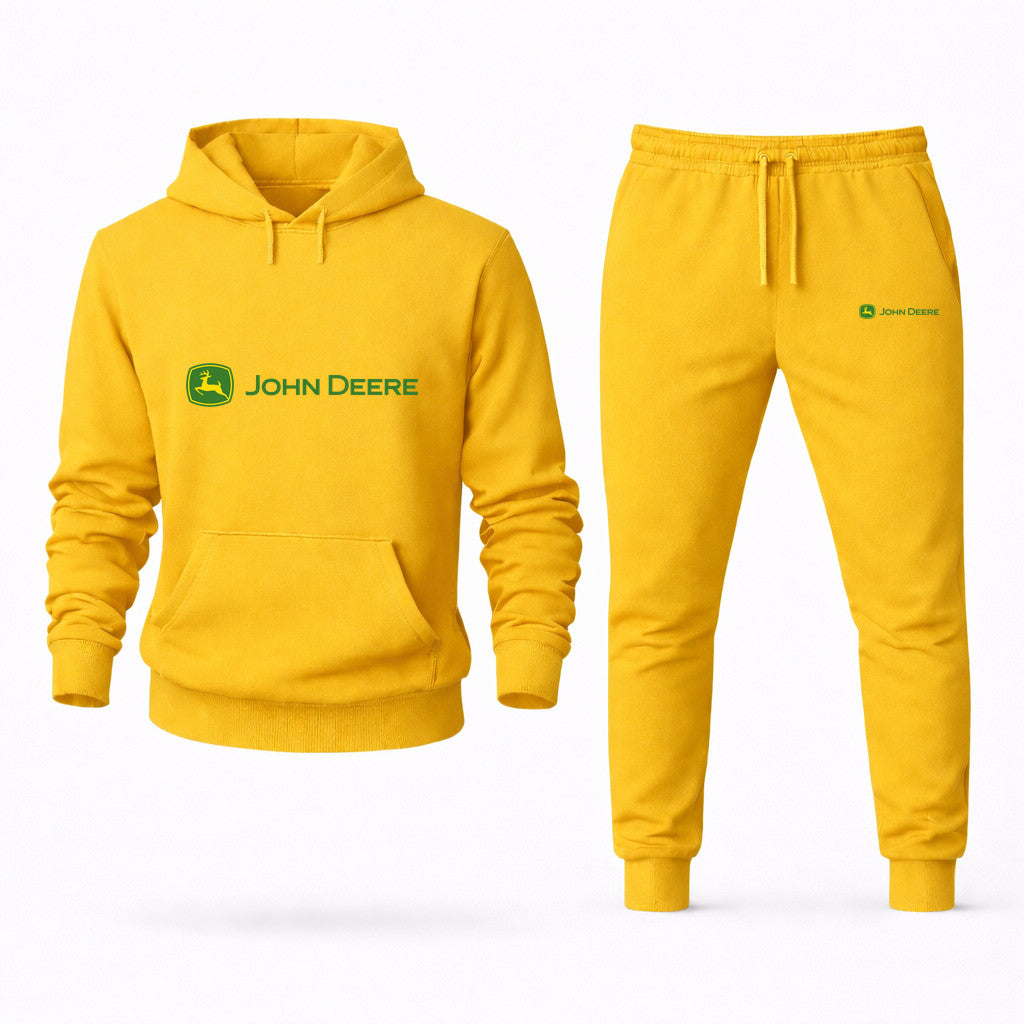 John Deere Hoodie and Joggers Set - Yellow