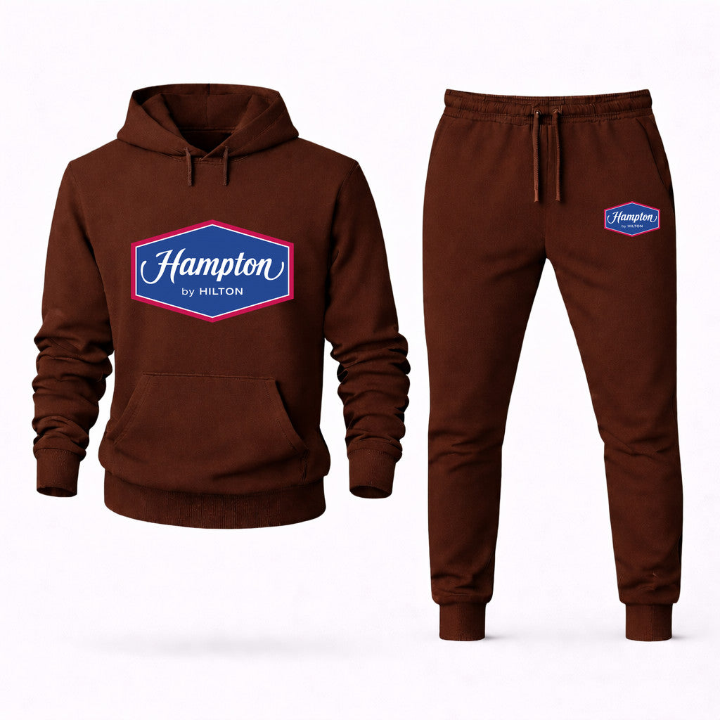 Hampton Hoodie and Joggers Set - Brown