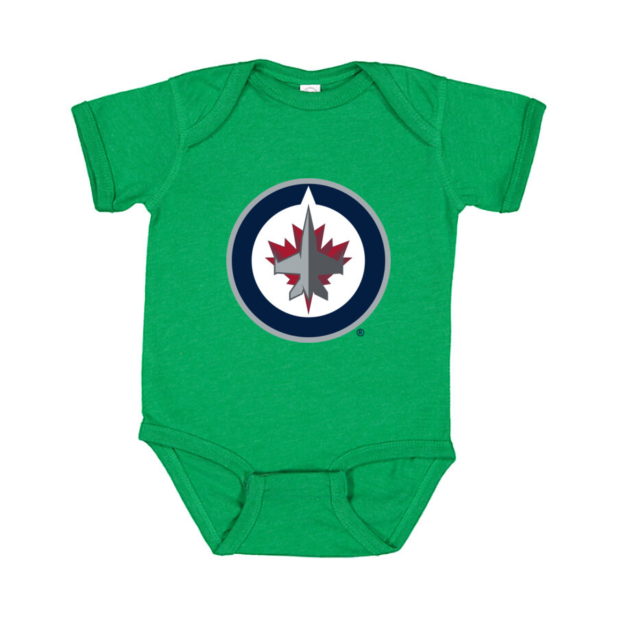 Winnipeg Jets Baby Romper Onesie - Green