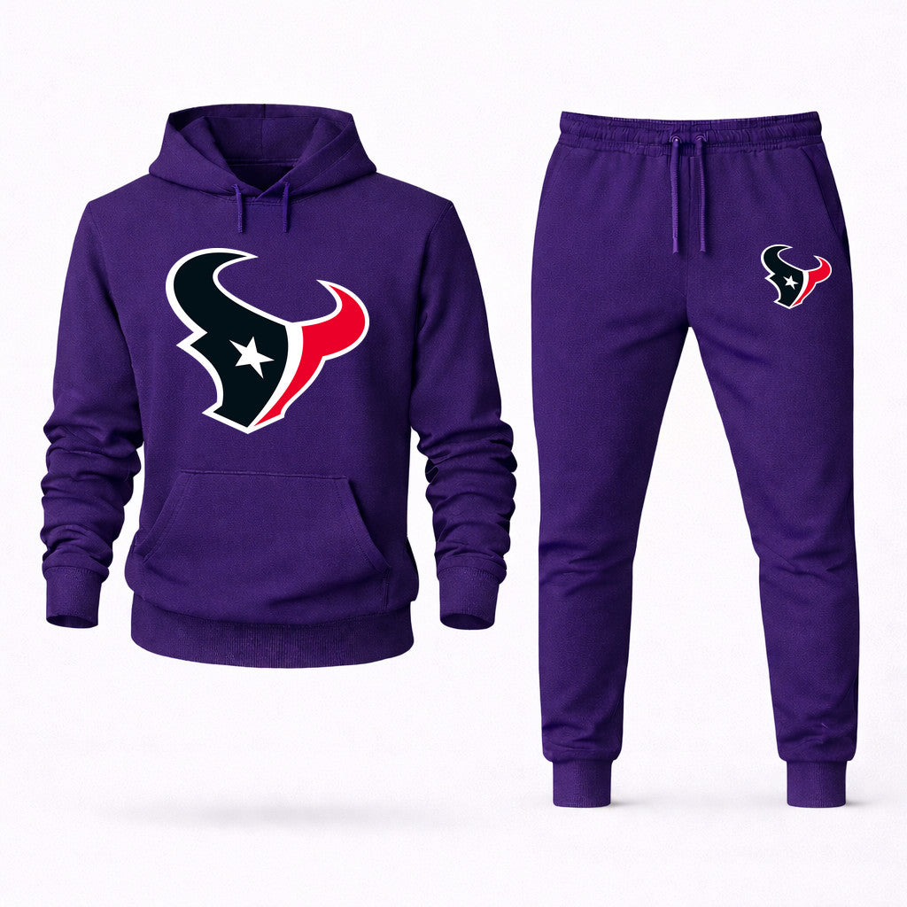 Houston Texans Hoodie and Joggers Set - Purple