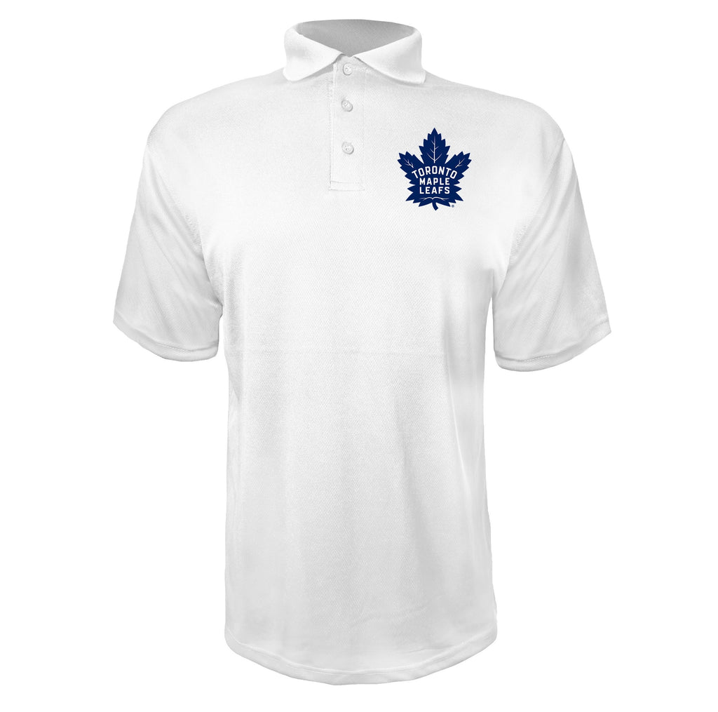 Toronto Maple Leafs White polyester polo
