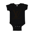 Louis Vuitton Baby Romper Onesie - Black