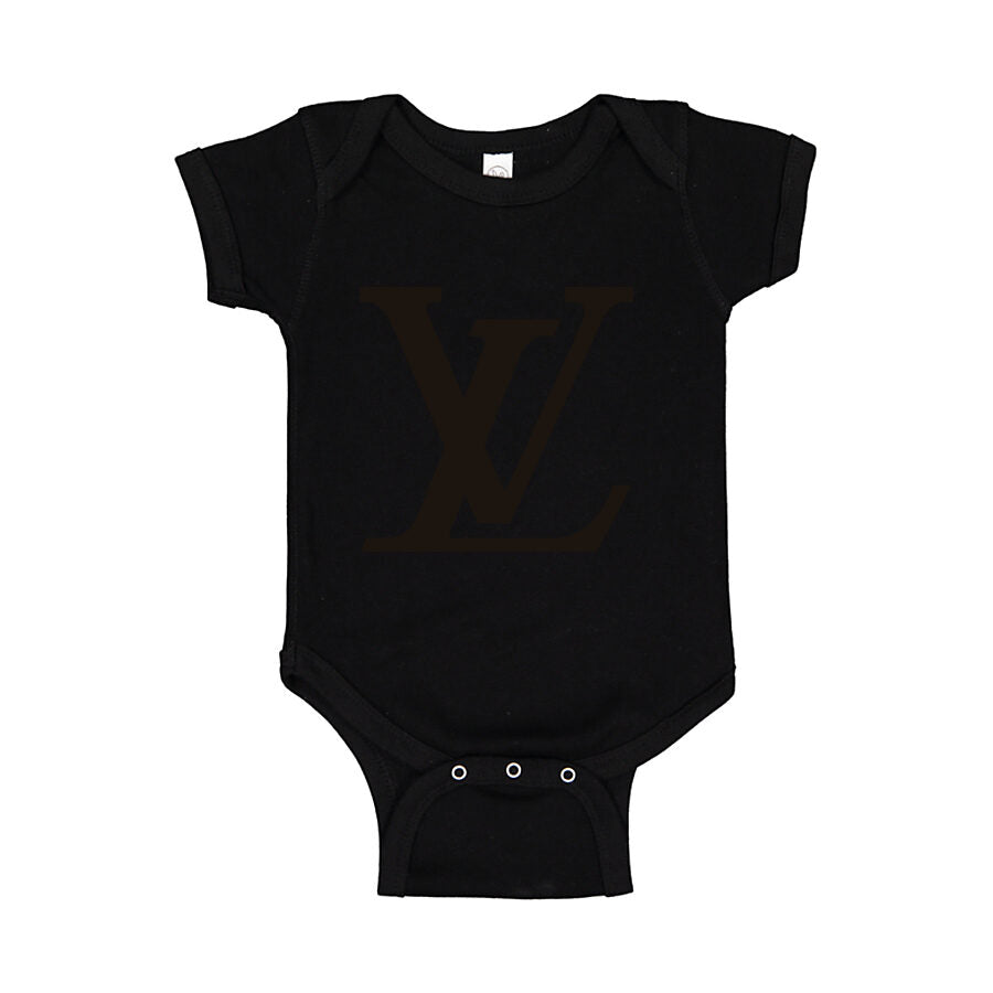 Louis Vuitton Baby Romper Onesie - Black
