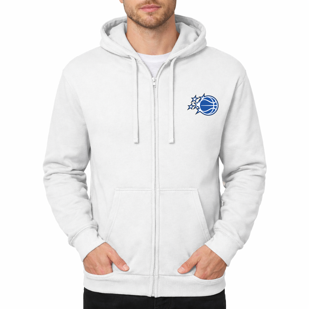 Men's Orlando Magic Zipper Hoodie - White