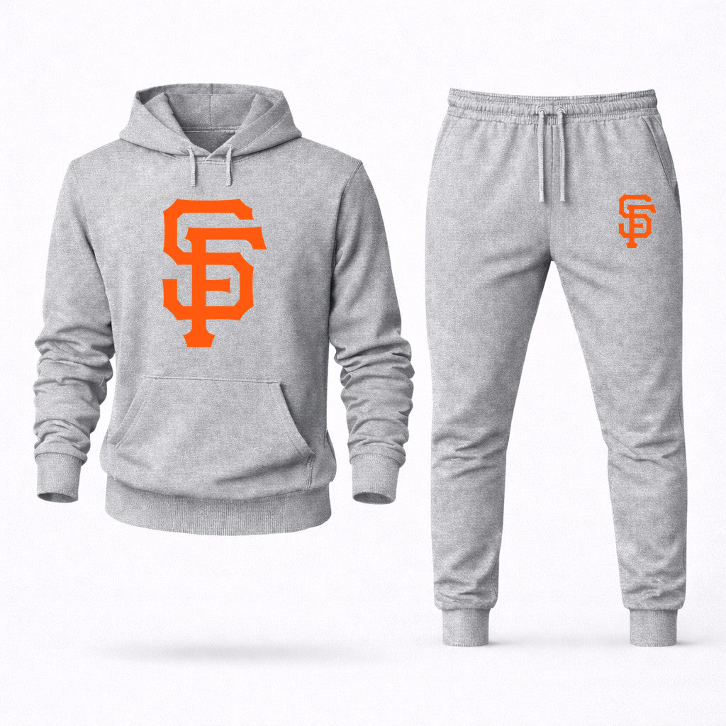 San Francisco Giants Hoodie and Joggers Set - Grey