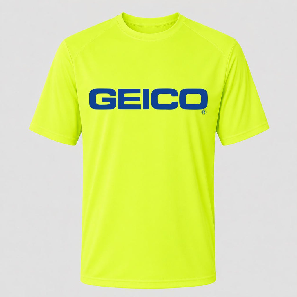 Men's Geico Performance T-Shirt - Safety Green