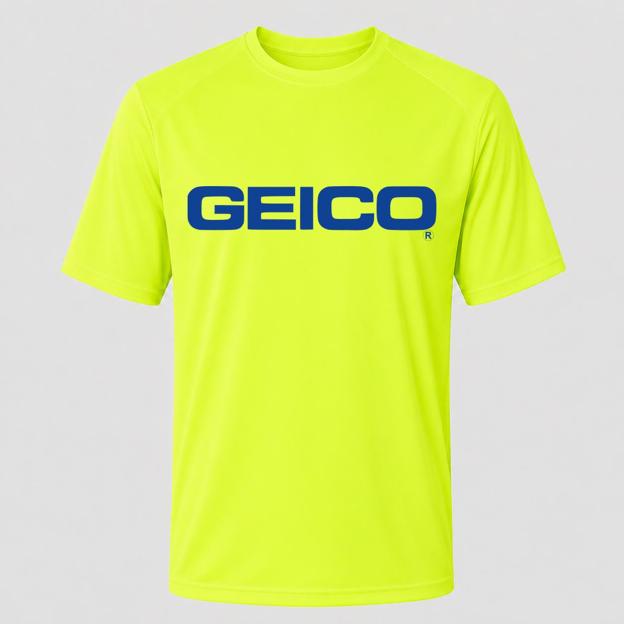 Men's Geico Performance T-Shirt - Safety Green