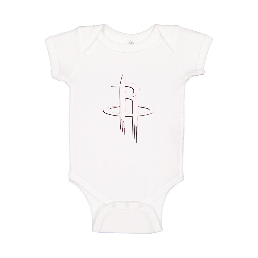Houston Rockets Alternate Logo Baby Romper Onesie - White