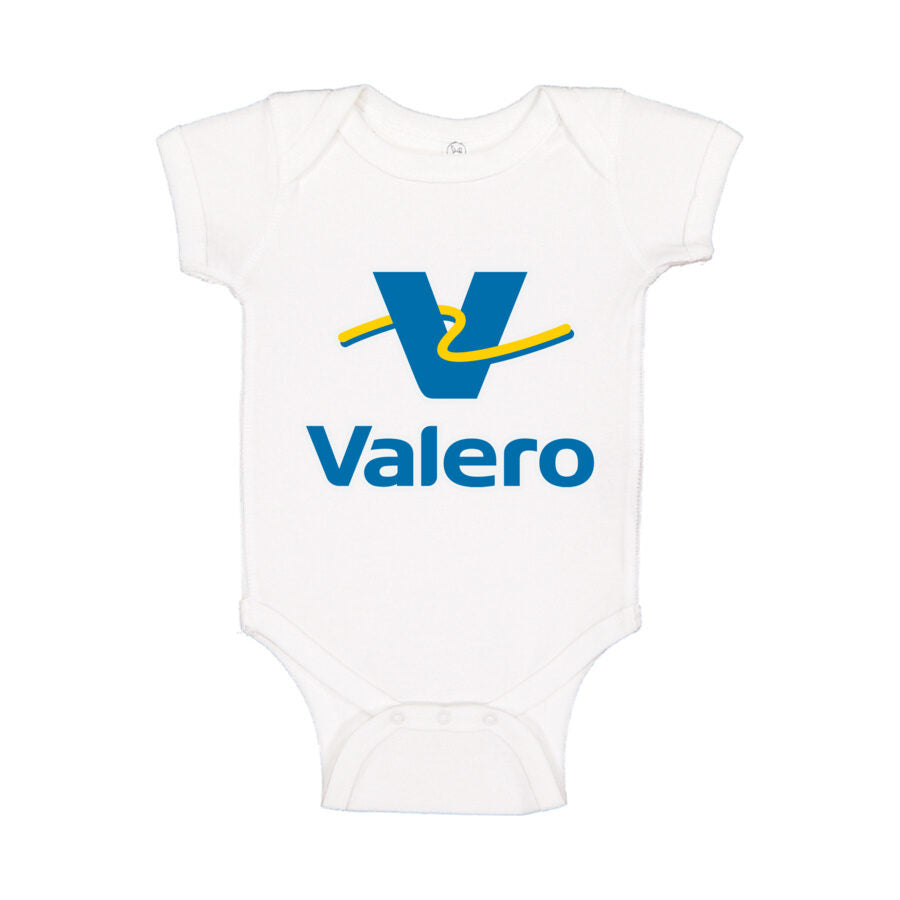 Valero Baby Romper Onesie - White