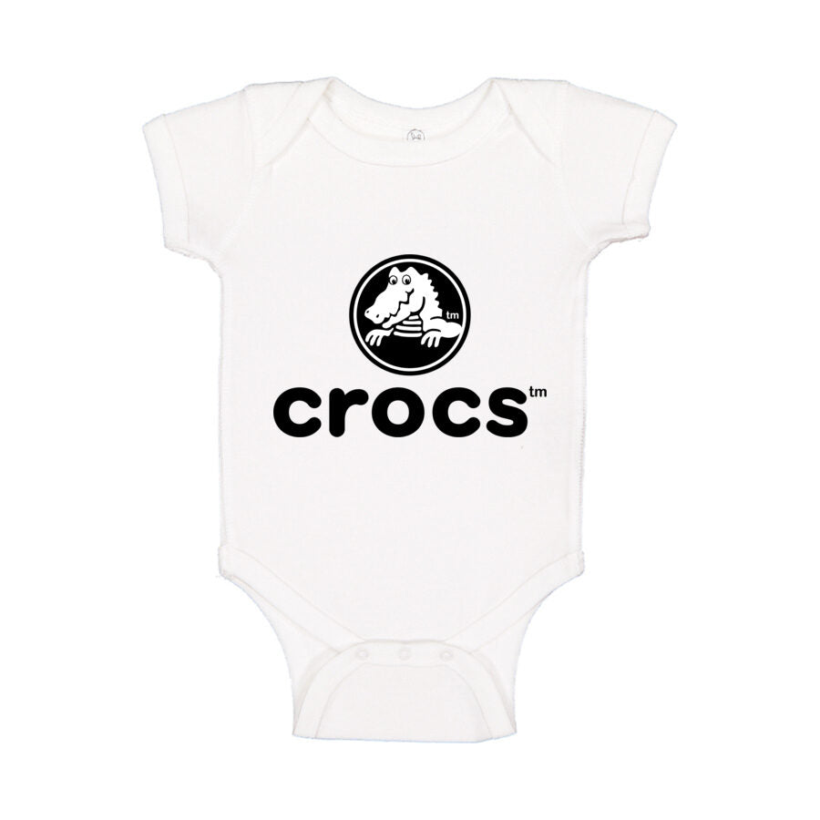 Crocs Baby Romper Onesie - White