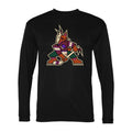 Men's Arizona Coyotes Polyester Long Sleeve T-Shirt - Black