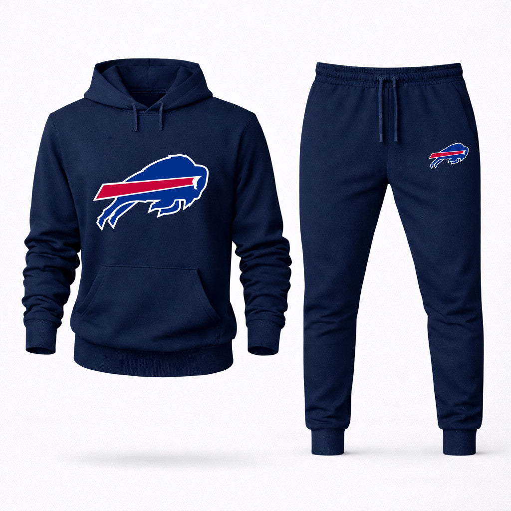 Buffalo Bills Hoodie and Joggers Set - Navy