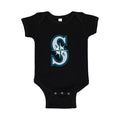 Seattle Mariners Baby Romper Onesie - Black