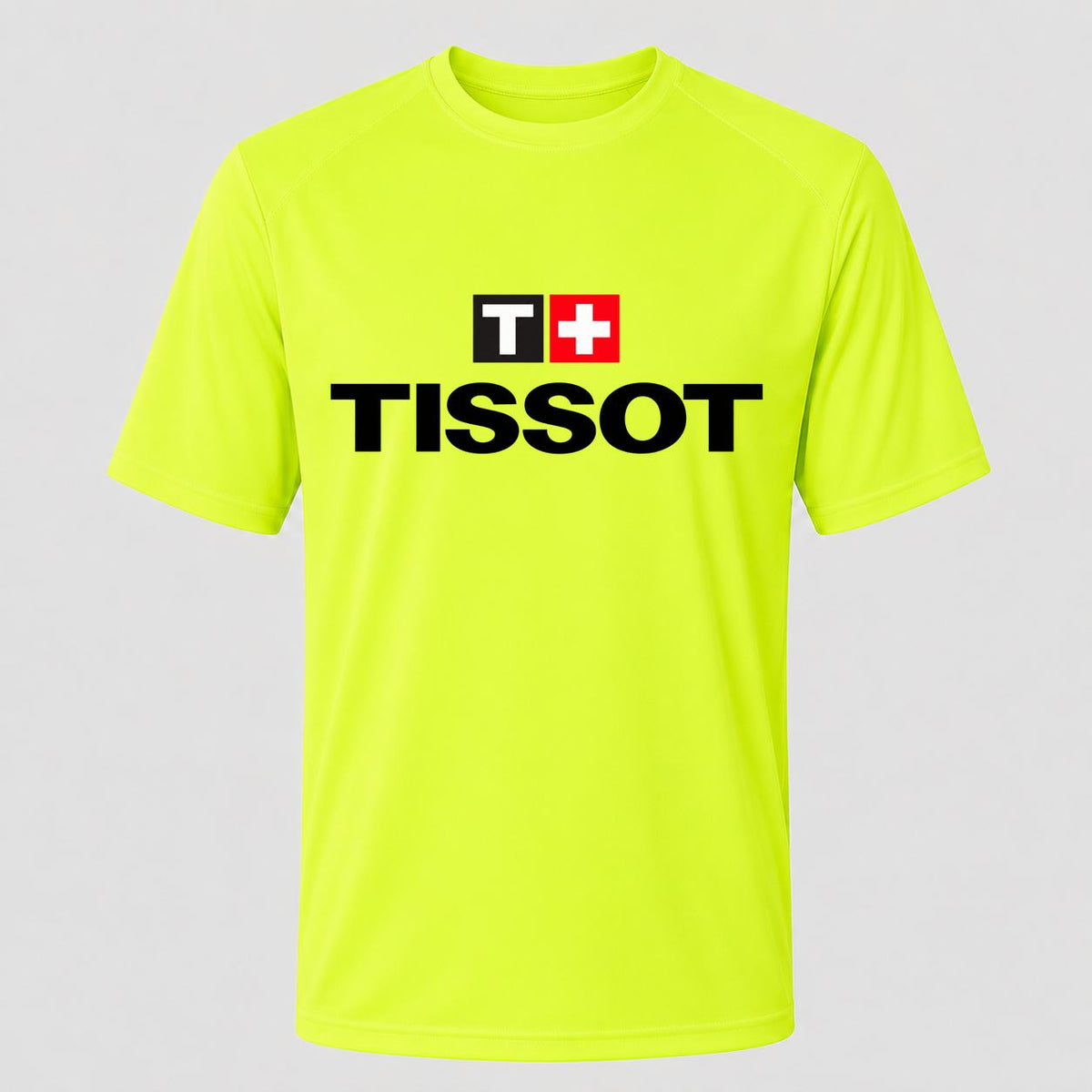 Men's Tissot Performance T-Shirt - Safety Green