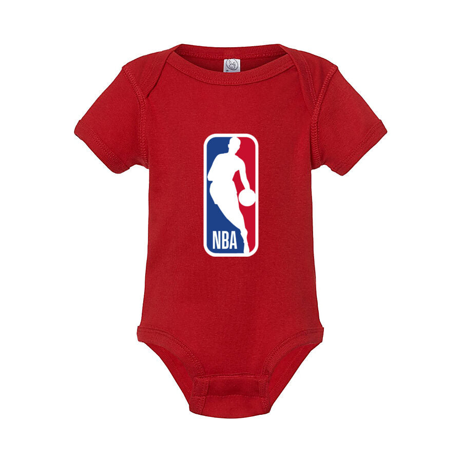 NBA Logo Baby Romper Onesie - Red