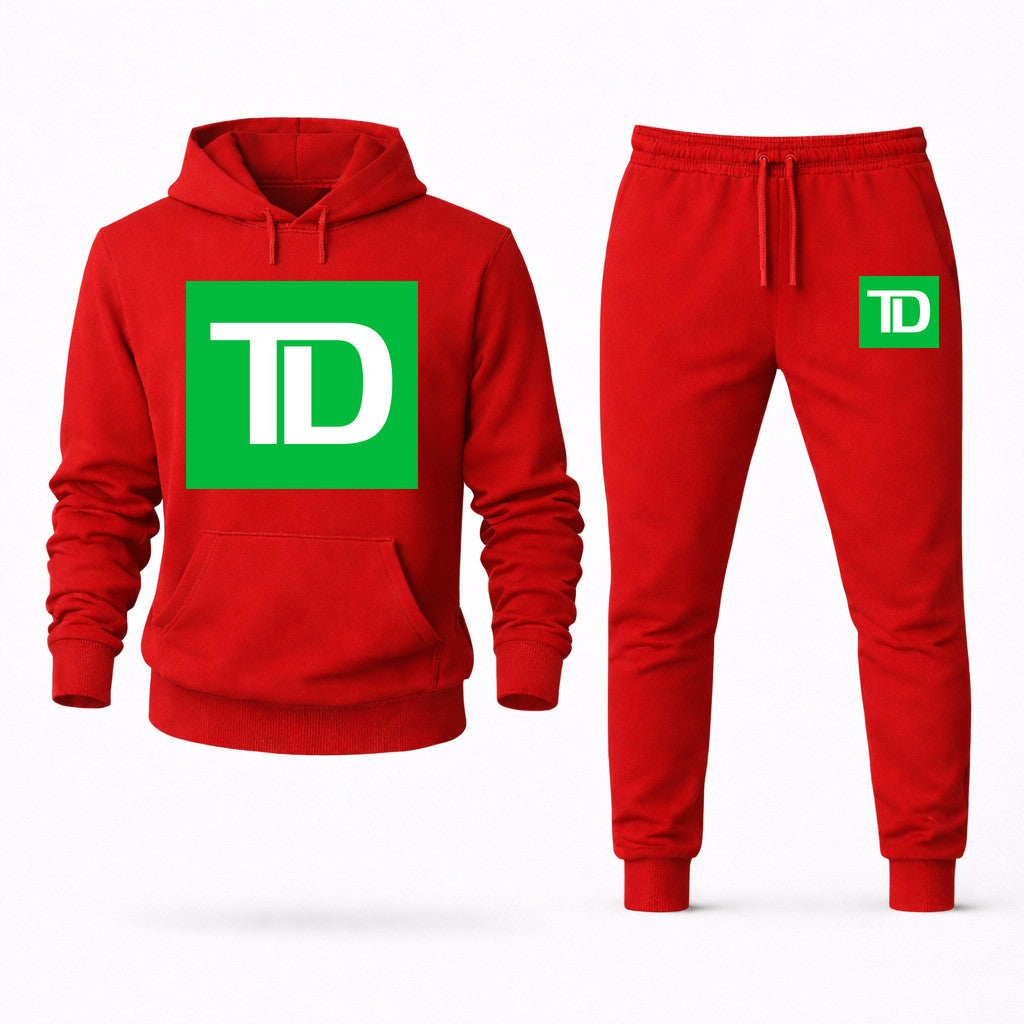 TD Bank Hoodie and Joggers Set - Red