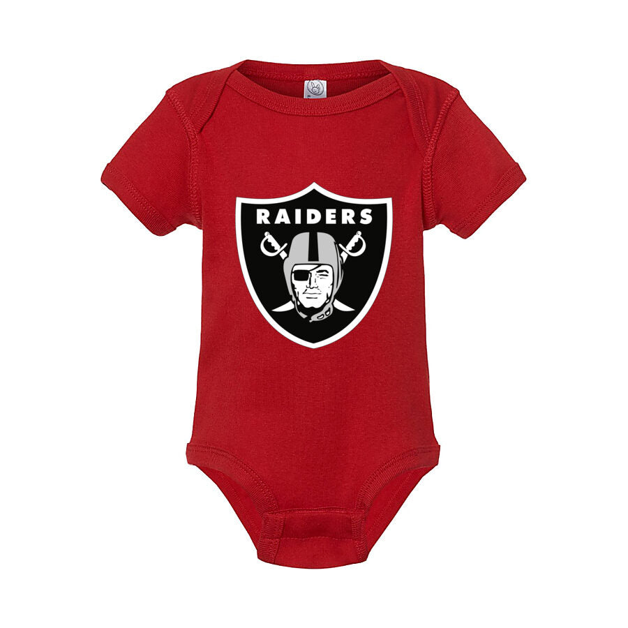 Las Vegas Raiders Baby Romper Onesie - Red