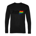 Men's Benetton Formula 1 Racing Team Polyester Long Sleeve T-Shirt - Black