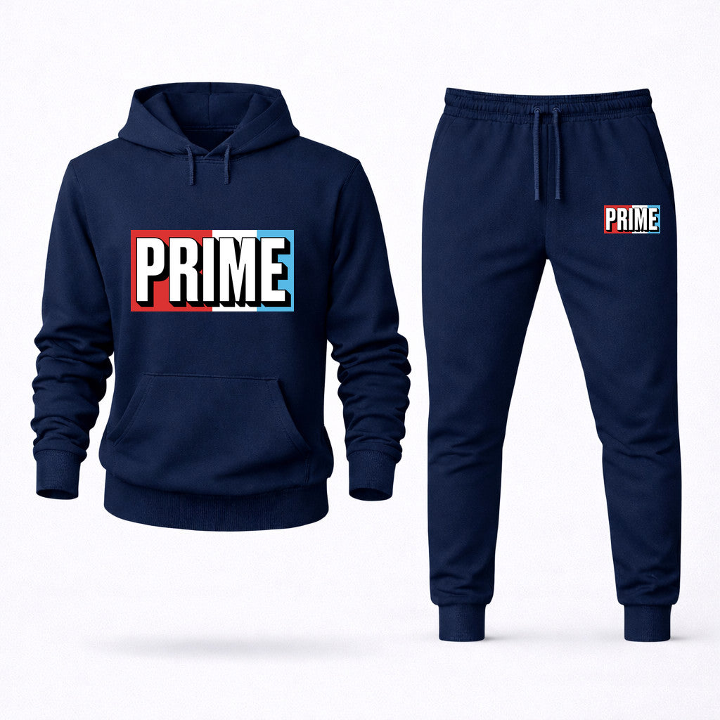 Prime Drink Hoodie and Joggers Set - Navy