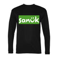 Men's Sanuk Polyester Long Sleeve T-Shirt - Black