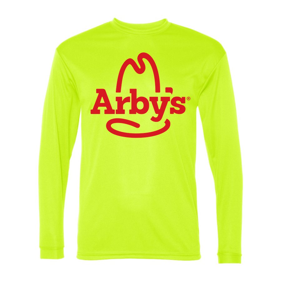 Men's Arbys Polyester Long Sleeve T-Shirt - Safety Yellow