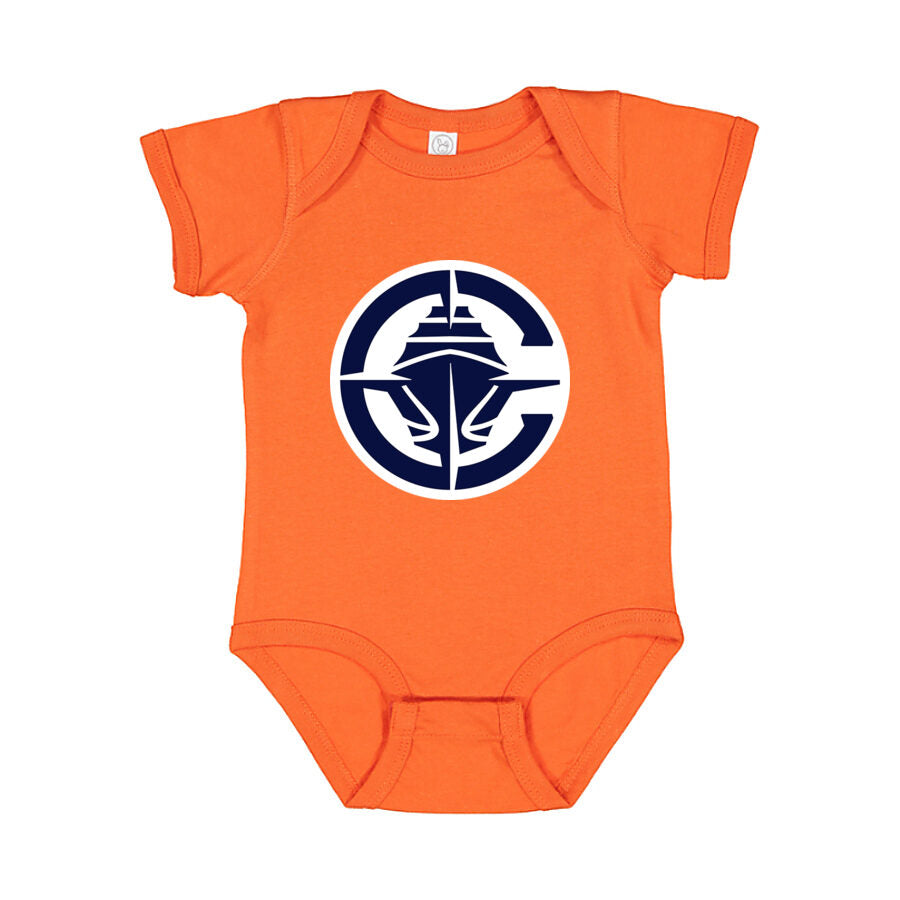 Los Angeles Clippers Baby Romper Onesie - Orange