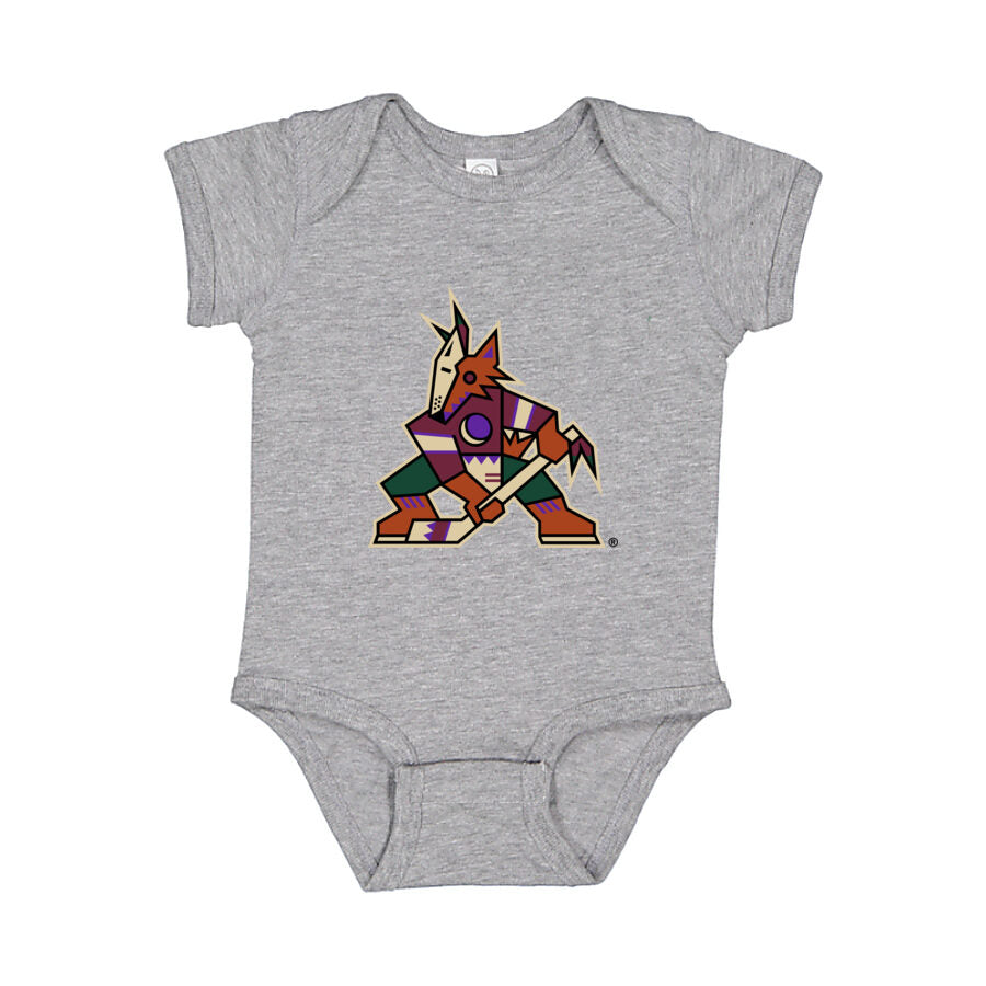Arizona Coyotes Baby Romper Onesie - Gray
