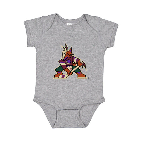 Arizona Coyotes Baby Romper Onesie - Gray