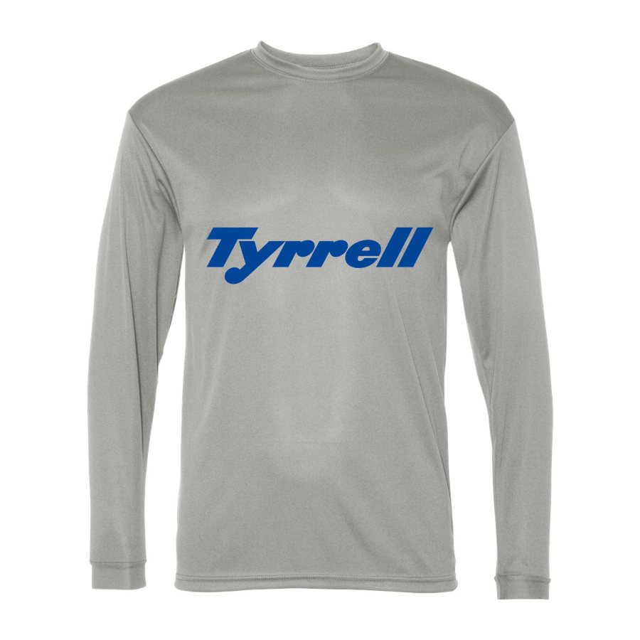 Men's Tyrrell Polyester Long Sleeve T-Shirt - Silver