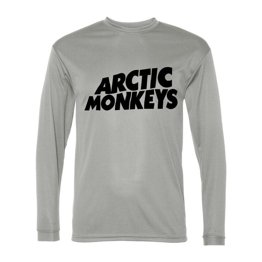 Men's Arctic Monkeys Polyester Long Sleeve T-Shirt - Silver