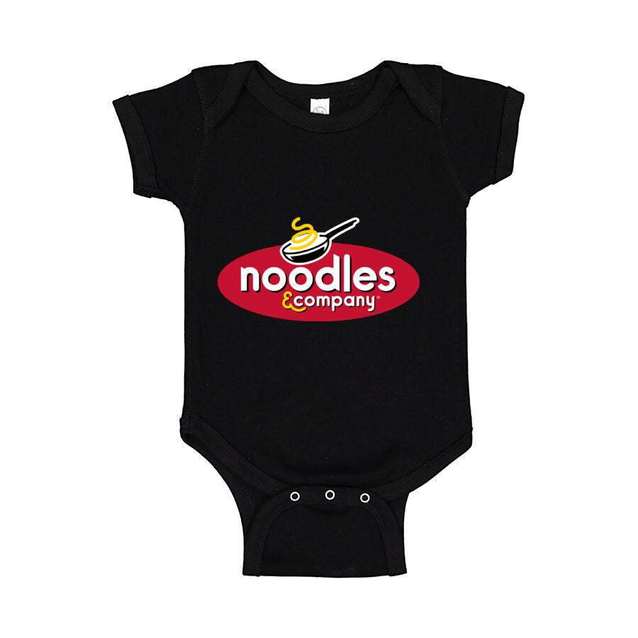 Noodles & Company Baby Romper Onesie - Black