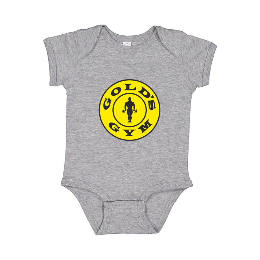 Gold's Gym Baby Romper Onesie - Gray