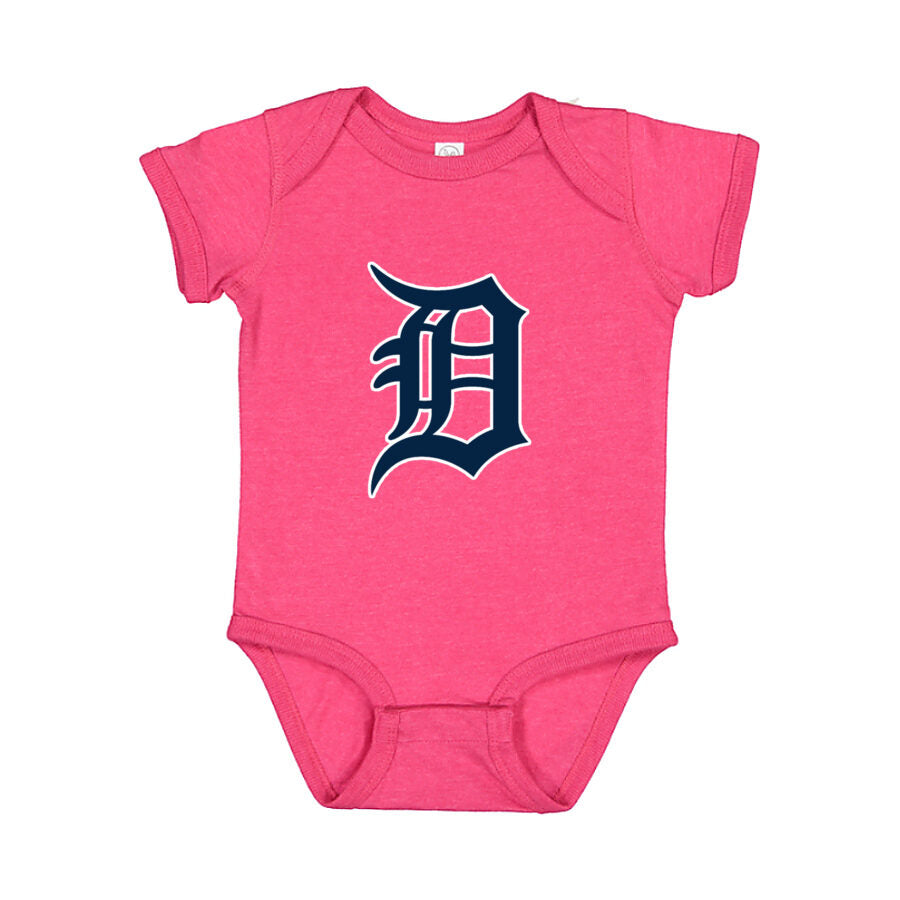 Detroit Tigers Baby Romper Onesie - Pink