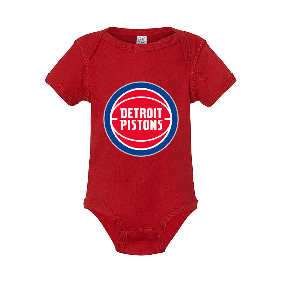 Detroit Pistons Baby Romper Onesie - Red