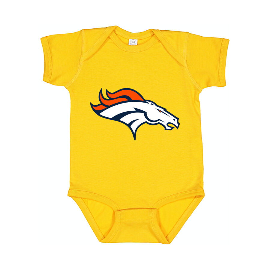 Denver Broncos Baby Romper Onesie - Yellow