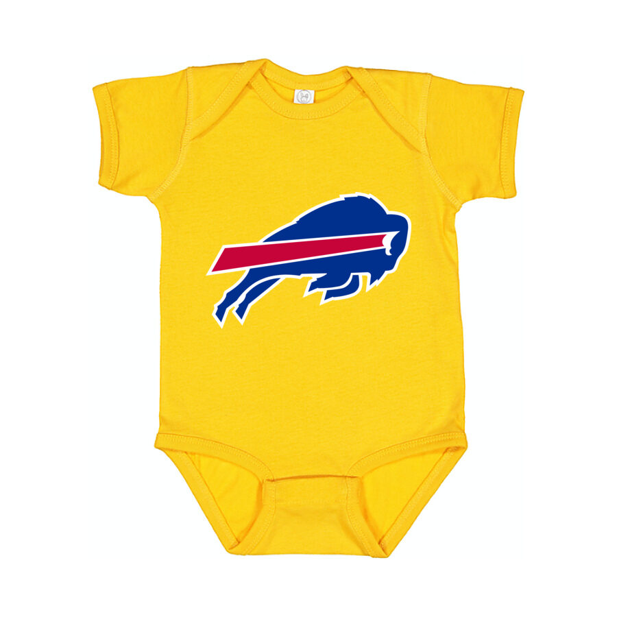 Buffalo Bills Baby Romper Onesie - Yellow