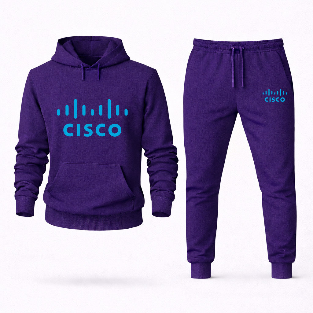 Cisco Hoodie and Joggers Set - Purple