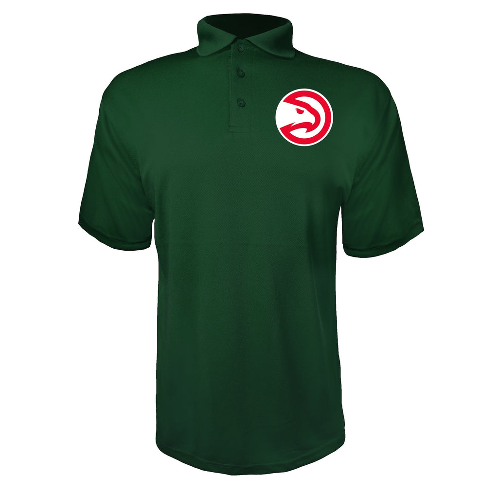 Atlanta Hawks Green polyester polo