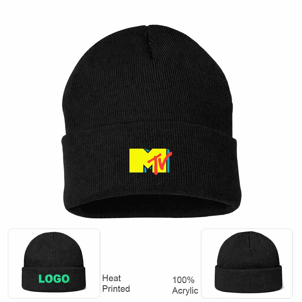 MTV Beanie Hat - Black